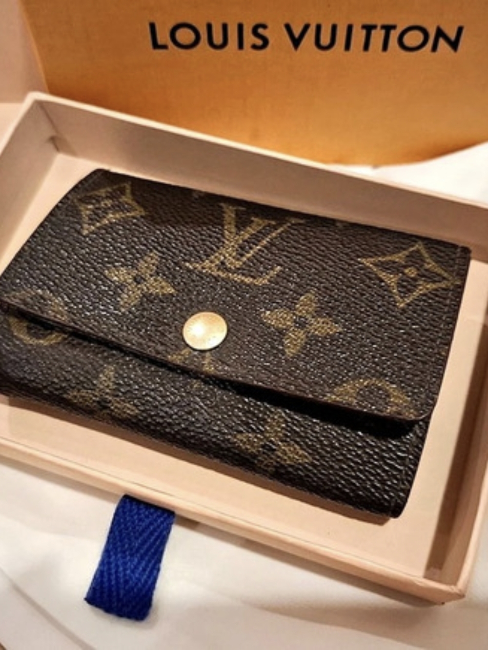 Louis Vuitton Monogram Key Holder Brown